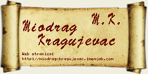 Miodrag Kragujevac vizit kartica